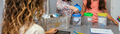 Students recycling waste in ecology classroom - PhotoDune Item for Sale