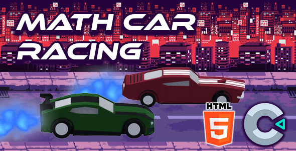 Math Car Racing - educational - HTML5 - c3p