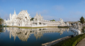 White temple Chiang Rai Thailand, Wat Rong Khun, aka The White Temple, in Chiang Rai, Thailand. - PhotoDune Item for Sale