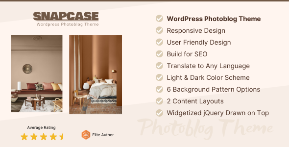 Snapcase - Responsive WordPress Photoblog Theme