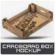 Cardboard Box Fruit Package Mock-Up - GraphicRiver Item for Sale