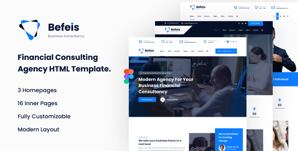 Befeis – Financial Consultation HTML Template