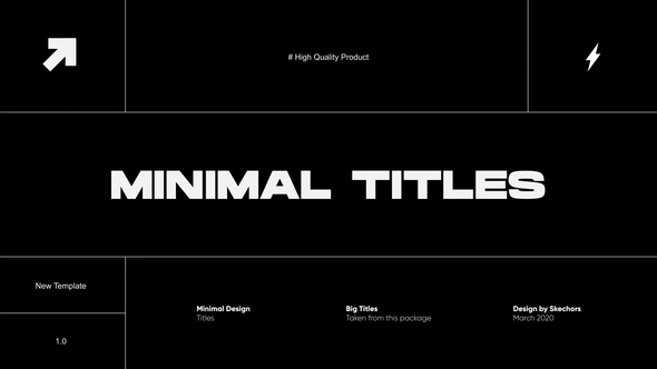 Minimal Titles | FCPX alt