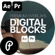Premium Overlays Digital Blocks - VideoHive Item for Sale