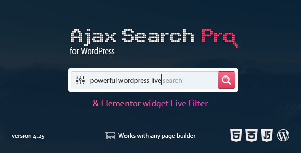 Ajax Search Pro - Complemento de filtro y búsqueda en vivo de WordPress
