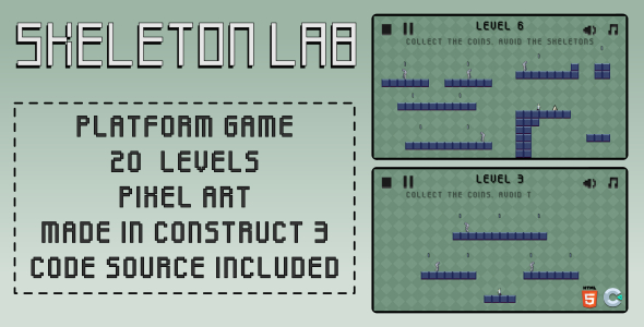 Skeleton Lab - HTML5 Casual game