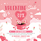 Valentines Sale Flyer - GraphicRiver Item for Sale