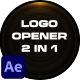 2 in 1 Technology Logo Opener - VideoHive Item for Sale