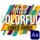 Abstract Line Titles & Lower Thirds - VideoHive Item for Sale