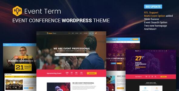 Event Term- Multiple Conference WordPress Theme