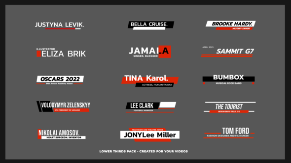 Lower Thirds Pack | After Effects alt