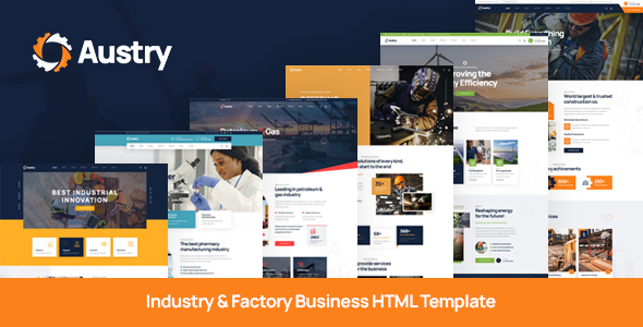Austry - Industry & Factory Business Template