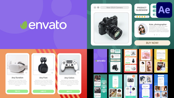 Product Slides And Stories for After Effects alt