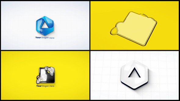 3D Extrude logo Reveal