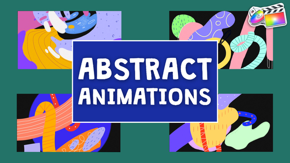 Abstract Cartoon Animations for FCPX alt