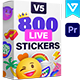 Live Stickers Library | Premiere Pro - VideoHive Item for Sale