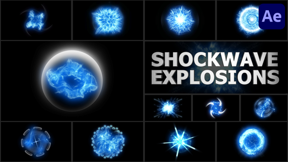 Energy Shockwave Explosions for After Effects alt