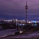 Time lapse of the Munich skyline at night. - VideoHive Item for Sale