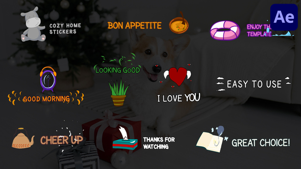 Cute Cartoon Titles for After Effects alt