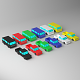 Cartoon Car Van Pick-up Truck 3d model - 3DOcean Item for Sale