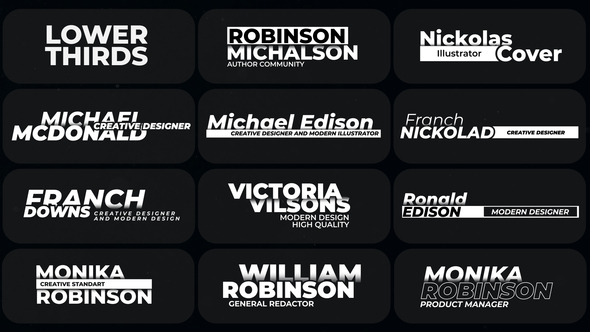 Lower Thirds Titles | FCPX