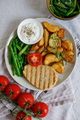 vegan steak with potatoes - PhotoDune Item for Sale