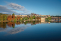 Skyline of Vltava River with Prague Castle on Autumn - Prague, Czech Republic - PhotoDune Item for Sale
