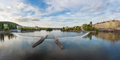 Panoramic view of Vltava River with Sitkov Water Tower - Prague, Czechia - PhotoDune Item for Sale