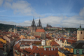 Aerial view of Church of Our Lady before Tyn and Old Town Hall with Prague Castle - Prague, Czechia - PhotoDune Item for Sale
