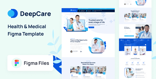 Deepcare - Health & Medical Figma Template