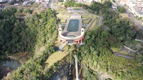 Downtown Curitiba Brazil. Landmark of city. Capital of Parana state.