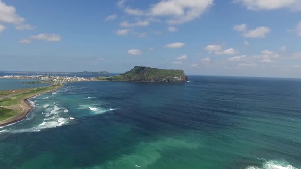 Aerial View of Island