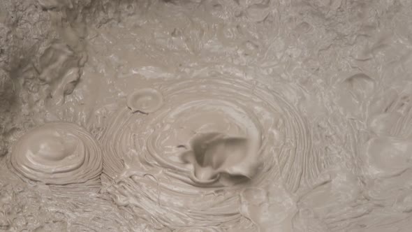 Bubbling Mud Pool in Rotorua, New Zealand