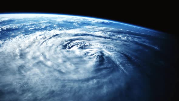 Hurricane as seen f rom space