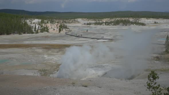 Fumarole at  Yellowstone National Park