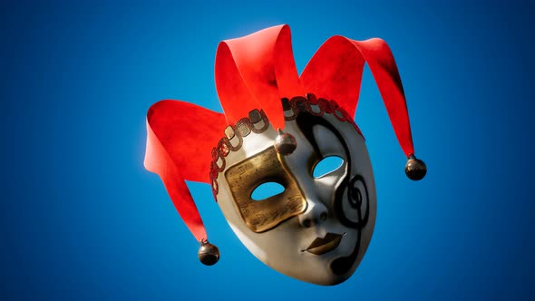 Venetian Carnival Masks with Gold alt
