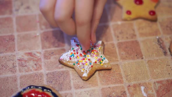 Home Video - Happy Kids Making Cookies at Home in the Kitchen