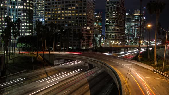 Traffic In Los Angeles 4K