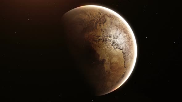 Exoplanet Orbiting A Distant Star System