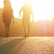 Couple, Road and Sunset - VideoHive Item for Sale