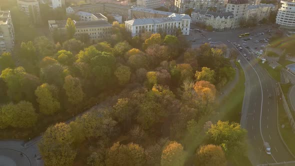 Aero, Kyiv, Autumn, Park of Glory, Metro Bridge, Pechersk Lavra