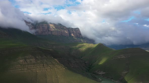 Dramatic mountains landscape