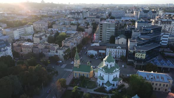 Kyiv  Aerial View of the Capital of Ukraine