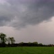 Aerial Video Taken with a Drone of a Dark Ominous Grey Storm Clouds - VideoHive Item for Sale