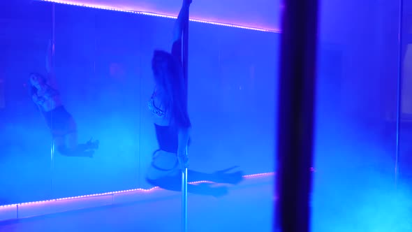 Sexy Girl Dancing On A Pole