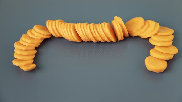 Carrot Slicing Stop Motion Animation