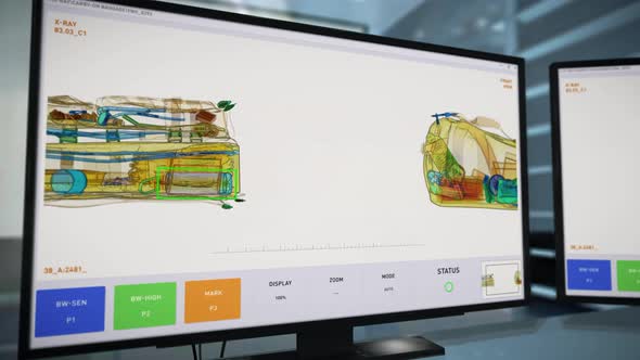 Modern Scan Sensor Detects Illegal Bottle Of Alcohol In Passengers Baggage alt