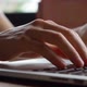 Close up of woman's hands typing on laptop.  - VideoHive Item for Sale