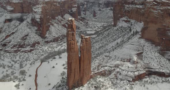 Spider Rock in Chinle, Arizona