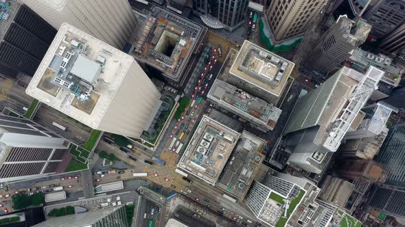 Hong Kong city from top